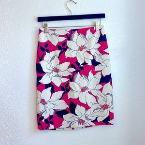 Ann Taylor floral skirt size 0P